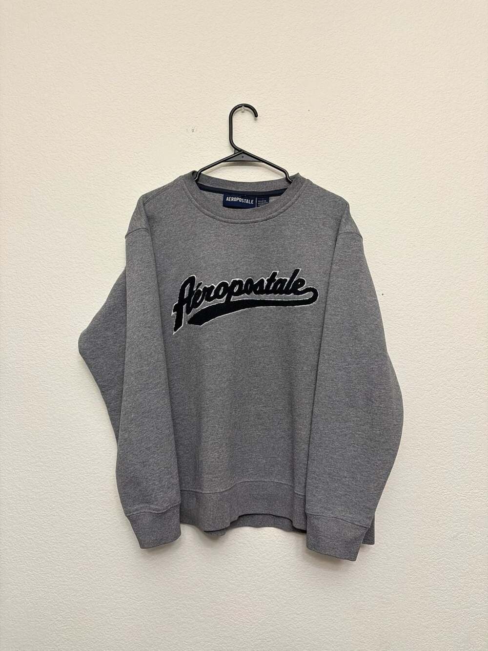 Y2K Aeropostale‎ Gray Crewneck Sweatshirt Large Oversized Streetwear